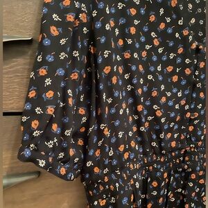 NWOT Madewell's Tracie Smock Button Down Top SZ 14 WOMEN’S (Fits like a 8-10)